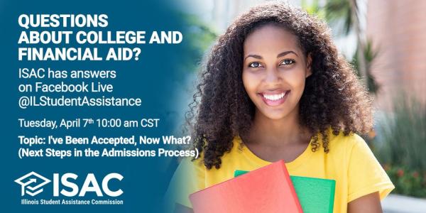 Image for event: ISAC Facebook Live: I've Been Accepted, Now What?