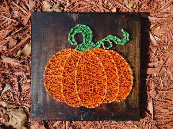 Image for event: Halloween String Art