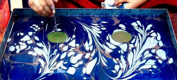 Image for event:  Experience the Art of Paper Marbling