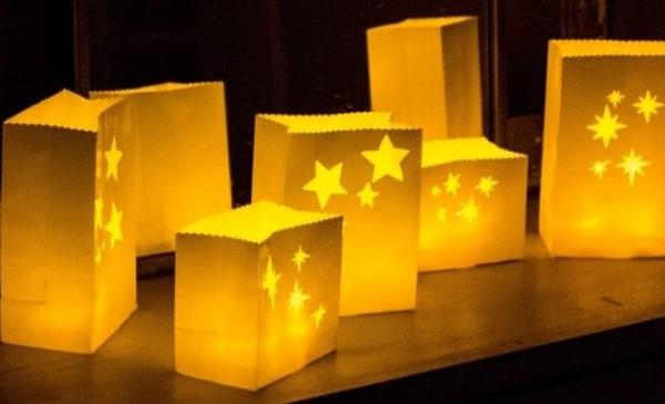 Image for event: Take-n-Make: Paper Bag Luminary