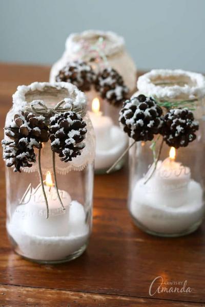 Image for event: In-Person: Snowy Mason Jar