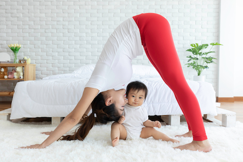 Image for event: Engage Live: Baby &amp; Me Yoga at Home!