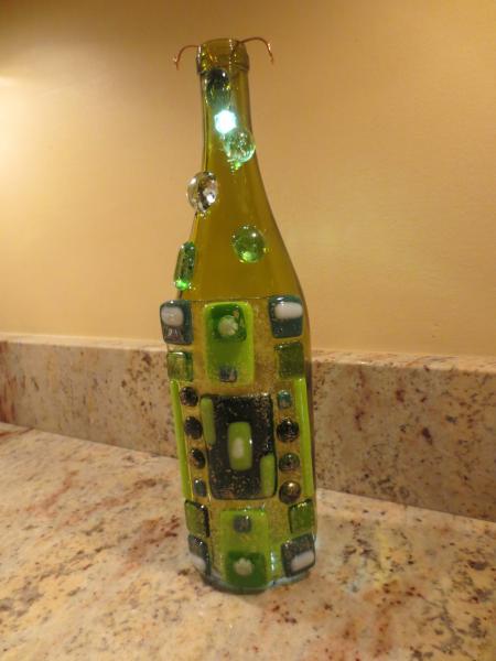 Image for event: Fused Glass Wine Bottles