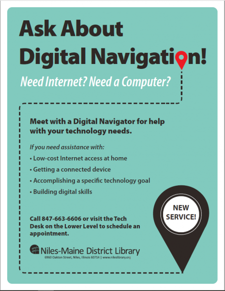 Image for event: Digital Navigation Appointments @ Maine Township Town Hall