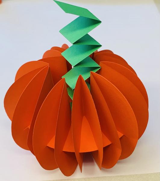 Image for event: Stay-n-Make: Paper Pumpkins