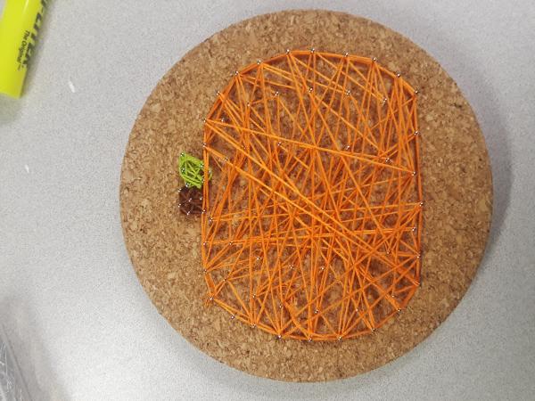 Image for event: In-Person: Halloween String Art