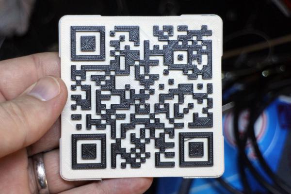 Image for event: 3D Printed QR Code