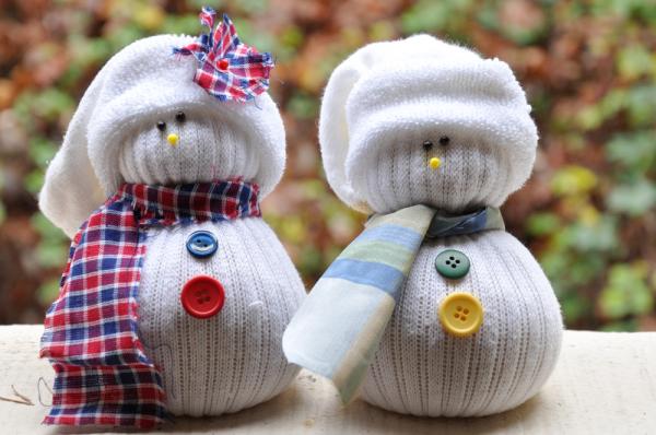 Image for event: No-Sew Sock Snowman