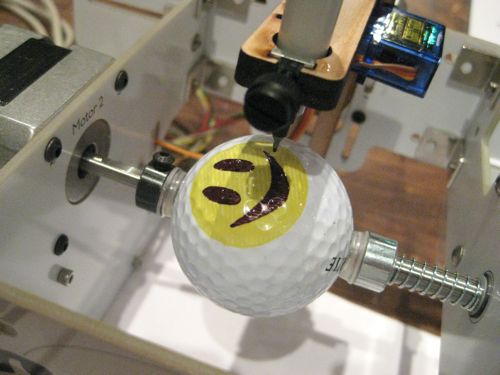 Image for event: Personalize a Golf Ball with the EggBot
